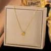 [Colar + Pulseira + Brincos] Design de Nicho Personalizado Europeu e Americano Transfronteiriço Estilo Frio Conjunto de Joias de Aço Titânio Atacado