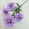 Nova simulação ameixa Qi 4 Dahlia casamento flor linha falsa jardim artesanato arranjo de flores estrada chumbo artesanal flor de seda atacado