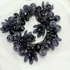 Faixa de Cabelo Nova de Cristal Transfronteiriça, Tiara de Flor Retrô, Prendedor de Cabelo Simples de Alta Elasticidade, Elástico de Borracha, Pode Ser Misturado Atacado de Acessórios