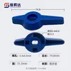 Accesorios de Perilla de Válvula de Control para Distribuidor de Agua de Calefacción por Suelo Válvula de Control de Calefacción Manija Giratoria Válvula de Bola Geotérmica Válvula de Ángulo para Calefacción de Agua