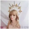 Original hecho a mano Lolita Virgen Apolo Halo Tocado de Papa Accesorios de foto de pasarela exagerados Lolita