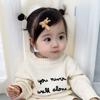 2023 niñas bebé nuevo estilo coreano simple lazo dibujos animados accesorios para el cabello horquilla no daña el flequillo clip para el cabello