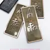 Placa Comemorativa de Cerimônia de Assinatura de Negócios, Placa de Lembrança em Caixa de Presente, Placa de Presente Estilo Chinês para Clientes