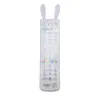 Capa Protetora Universal de Silicone Transparente com Orelhas de Coelho Fofas Glow-In-The-Dark para Controle Remoto, com Alta Elasticidade e Alta Resistência à Tração