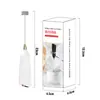 Espumador de Leche, Batidor de Claras de Huevo, Espumador de Leche Eléctrico Recargable para Hogar de Dormitorio, Batidor de Leche para Café, Espumador de Leche