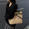 Bolso de Mano Simple de Moda Transfronterizo para Mujer, Bolso Tote Casual de Gran Capacidad Estilo Europeo y Americano, Bolso de Hombro Versátil de Verano