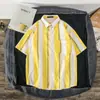 Camisa Floral Masculina de Manga Curta Branca Estilo Coreano Tendência Bonita Casual Verão Fina Havaiana Bonita Meia Manga Solta