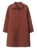 Gabardina con Costura Lingge para Mujer de Longitud Media 2024 Nuevo Otoño Hangzhou Estilo Italiano Primavera y Otoño Casual Elegante Abrigo de Principios de Otoño
