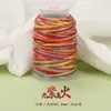 Pulseira Fio Especial Fogo Wang Jiu Zi Materiais DIY Fio para Tecelagem Tingimento Degradê Corda Colorida para Tecelagem 3/6/9/12/15 Fios