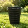Maceta roscada de imitación cerámica, tamaño grande, plástico de resina engrosado, contenedor para plantar árboles de uso doméstico, transpirable, para balcón y uso en exteriores, venta al por mayor