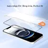 Película protectora de vidrio templado aplicable para IPhone 17E/16E/13/13 Pro/14 Cabina libre de polvo con alta transmisión de luz LeReach