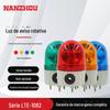 Nanzhou luz de aviso LTE-1082J pequena luz de aviso giratória com campainha à prova de explosão luz de aviso de quatro cores opcional