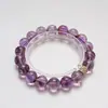 Pulseira de Cristal de Ametista Natural Promessa Silenciosa para Mulheres, Versátil e de Alto Padrão, Realça a Clareza, Pulseira de Ametista Atacado