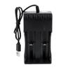 Carregador de Duas Slots 18650 4.2V3.7V Bateria de Lítio 14500 Suporte de Carregamento Carregador de Bateria de Lítio Certificado CE