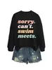 Lo siento No Puedo Nadar Cumple Amazon Ebay Sitio Independiente Moda Casual Sudadera de Otoño e Invierno para Mujer