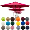 Guarda-chuva de Publicidade de Coluna Central para Exterior de Fábrica 48mm Guarda-chuva de Coluna Central para Lazer Guarda-chuva de Engenharia para Área Cênica de Praia Guarda-chuva para Cabine de Vigilância de Pátio