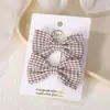 Nuevo Set de Pinzas de Encaje a Cuadros de Amazon Pinzas para el Cabello Lindas para Niñas Accesorios para el Cabello para Niños Uso Diario de Princesa