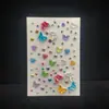 Mariposa Aurora Rosa Diamante Parche Maquillaje de Ojos Joyería Maquillaje Facial Niños Escenario Cara Esquina del Ojo Pedrería Ceja Uñas Arte