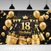 Novo Tecido de Fundo Feliz Aniversário Transfronteiriço Festa Carnaval Série Principal Decoração de Cena Faixa de Aniversário