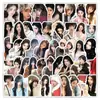 Paquete de 50 Pegatinas Láser de Celebridades con Tian Xivi y Song Yuqi, Pegatinas Personalizadas para Diario DIY, Pegatinas para Funda de Teléfono, Pegatinas Impermeables para Tazas de Agua