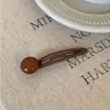Grampo de Cabelo de Pérolas Coloridas Coreano Novo Estilo para Meninas com Toque de Luxo, Presilha para Franja e Cabelos Finos, Acessório de Cabelo Baby Side Bobby Pin