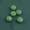 Esmalte de imitación jade de imitación accesorios de joyería colgante de calabaza cuentas de calabaza lirio semilla de loto de loto collar pulsera diy venta al por mayor
