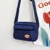 Bolso Cruzado para Mujer de Tela Oxford, Tamaño Mediano, Apertura con Cremallera Cosida, Forro de Poliéster, Estilo Retro Europeo y Americano, Primavera 2026