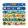 Pulsera de Bofetada Sonic Anillo de Bofetada Sonic Pulsera de Muñeca de PVC Juguete de Bofetada con Temática de Sonic Pulsera de Anime