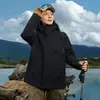 Chaqueta cortavientos con capucha estilo montaña para parejas Tongkezhe otoño e invierno, abrigo casual deportivo de algodón engrosado para hombres y mujeres