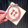 Pulsera Tejida Versátil Estilo Chino Festival del Bote del Dragón Ins Nicho Simple Novia Cuerda de Mano Súper Hada Regalo de Pareja Novia