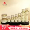 Nueva Botella Dispensadora de Vidrio 120ml Botella para Loción con Bomba de Presión, Botella para Esencia 30g Botella para Crema, Material de Empaque de Alta Gama para Crema Facial