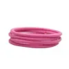 Nailon Básico Grado A de 3 mm Multicolor Alta Elasticidad No Daña el Cabello Alta Calidad Universal para Niños y Adultos Color Caramelo Piel