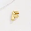 Pulsera DIY de Alfabeto Inglés de 26 Letras Más Vendida Transfronteriza Europea y Americana Correa de Acero Inoxidable de 10 mm Joyería de Mano Ajustable