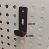 Barra de Reforço para Mesa Acessórios para Prateleira de Supermercado Placa com Furo Redondo Placa com Furo para Gancho Gancho Tripé Gancho Tripé