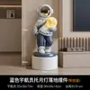Beihanmei Lujo Ligero Astronauta Sala de Estar Gran Adorno de Pie con Altavoz Lujo Ligero Gama Alta Gabinete de TV Decoración de Audio