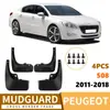 Adequado para Peugeot 508 2011-2018, Pneu, Para-lama, Acessórios para Carros, Modificação
