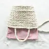 Nova geração de bolsa de palha feminina de verão bolsa de palha de papel bolsa de praia