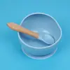 Venta caliente transfronteriza tazón de silicona para niños integrado tazón con ventosa para suplementos alimenticios para bebés cuchara para comer bebés tazón de silicona resistente a caídas
