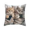 Fundas de Almohada Serie Navideña de Amazon, Cojines de Sofá Estampados de Lino, Fundas de Almohada, Soporte para Personalización con Tu Propio Diseño