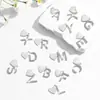 Accesorios de Colgante de Letra Inglesa Incrustada con Diamantes Europeos y Americanos Regalos Conmemorativos Personalizados Creativos Accesorios de Colgante DIY de Aleación Joyería