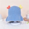 Gorro de bebé para bebé, bonito y súper bonito, gorro de pescador tejido para primavera y otoño para niños, estilo coreano, de moda para otoño e invierno para niños y niñas.