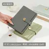 Caderno A5 com Fivela Texturizada Personalizado Estudante Aparência de Alta Qualidade Couro Sintético Bloco de Notas Suporta Personalização de Logo Caderno de Conferência