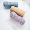 Tiras de Tecido de Organza Flor Margarida 14CM Tecido DIY para Scrunchies para Fazer Scrunchies Grandes de Cabelo e Laços