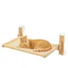 Hamaca para Gatos Ventana Ventosa Colgante Cuatro Estaciones Madera Maciza Plegable Cama para Gatos Nido para Gatos Artefacto para Tomar el Sol de Gatos