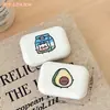 Nuevo Estuche de Lentes de Contacto de Dibujos Animados Lindo para Niñas, Sencillo, Compacto, Portátil, con Espejo, Estuche de Lentes de Contacto, Caja de Cuidado, Mayoreo