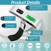 Bolso Bandolera Transfronterizo Báscula de Bolso Báscula en Forma de T Báscula Digital Venta al por Mayor Mini Gancho Báscula Express Pesaje de Maletas