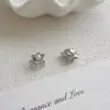 Clip para audífonos de circonita con forma de estrella de cuatro puntas brillante, decoración de hebilla de diamante desmontable para audífonos Bluetooth inalámbricos, accesorio de moda