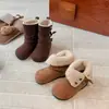 Botas Melard Convertibles de Doble Uso Apiladas 2026 Invierno Nuevo Estilo Coreano para Niñas Botas Martin de Media Caña Forradas de Polar