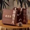 Caja de Pastel de Té Pu 'er Caja de Empaque de Té Caja de Regalo Vacía Grado Alto General Té Blanco Fuding Caja de Regalo de 357g Caja Vacía Pastel Individual y Doble