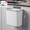 Lixeira Grossa de Parede para Cozinha Banheiro Doméstico Sanitária com Tampa Multifuncional Balde Especial de Armazenamento para Vaso Sanitário